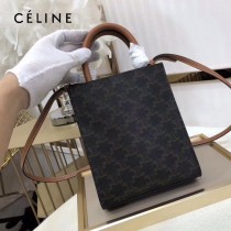 CELINE 賽琳 原單春夏新色 CABAS TRIOMPHE帆布花料MiNi號豎款手袋