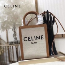 CELINE 賽琳 192082-01 原單春夏新色 CABAS托特包MINI迷你小號帆布購物袋