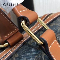 CELINE 賽琳-01  原單新款TRIOMPHE帆布波士頓包