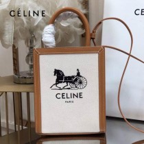 CELINE 賽琳 192082-02 原單春夏新色 CABAS托特包MINI迷你小號帆布購物袋