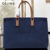 CELINE 賽琳-02 Tote黃棕色沙灘購物包