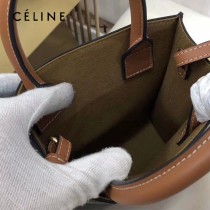 CELINE 賽琳 原單春夏新色 CABAS TRIOMPHE帆布花料MiNi號豎款手袋