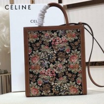 CELINE 賽琳 192082-001 原單 油画花卉系列 最新CABAS TRIOMPHE凯旋购物袋