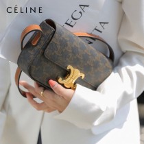 CELINE 賽琳 194143-01   Triomphe Shoulder Bag 最新款凱旋門腋下包肩背包