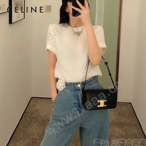 CELINE 賽琳 194143-001   Triomphe Shoulder Bag 最新款凱旋門腋下包肩背包