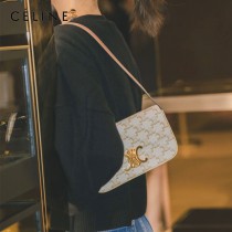 CELINE 賽琳 194143-02   Triomphe Shoulder Bag 最新款凱旋門腋下包肩背包