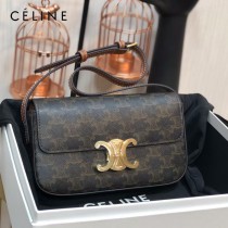 CELINE 賽琳 194143-01   Triomphe Shoulder Bag 最新款凱旋門腋下包肩背包