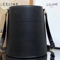 CELINE 賽琳 193043 原單新款BUCKET MAILLON TRIOMPHE  緞面牛皮革肩背水桶包