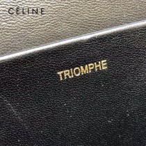 CELINE 賽琳 195263-01 原單 TRIOMPHE 牛皮革飾帶包