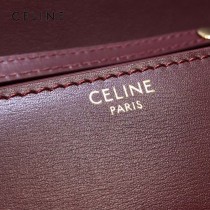 CELINE 賽琳 195263-05 原單 TRIOMPHE 牛皮革飾帶包