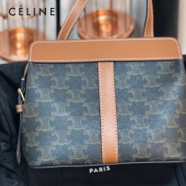CELINE 賽琳 新款TEEN CABAS DE FRANCE標誌印花手袋