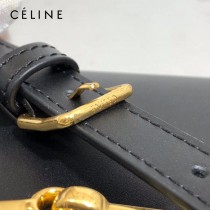 CELINE 賽琳 194143-5 CRECY 中號緞面牛皮革手袋