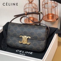 CELINE 賽琳 194143-01   Triomphe Shoulder Bag 最新款凱旋門腋下包肩背包