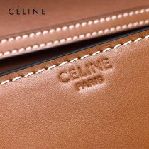 CELINE 賽琳 195263-02 原單 TRIOMPHE 牛皮革飾帶包