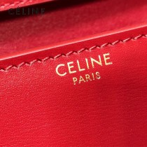 CELINE 賽琳 195263-04 原單 TRIOMPHE 牛皮革飾帶包