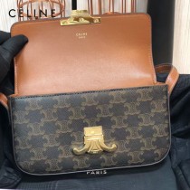 CELINE 賽琳 194143-01   Triomphe Shoulder Bag 最新款凱旋門腋下包肩背包