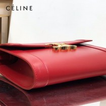 CELINE 賽琳 195263-04 原單 TRIOMPHE 牛皮革飾帶包