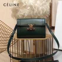 CELINE 賽琳 195263-03 原單 TRIOMPHE 牛皮革飾帶包