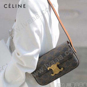 CELINE 賽琳 194143-01   Triomphe Shoulder Bag 最新款凱旋門腋下包肩背包