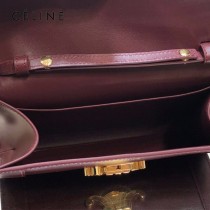 CELINE 賽琳 195263-05 原單 TRIOMPHE 牛皮革飾帶包