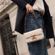 CELINE 賽琳 194143-02   Triomphe Shoulder Bag 最新款凱旋門腋下包肩背包