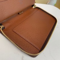 M60002-01  老花原版皮Monogram帆布錢夾