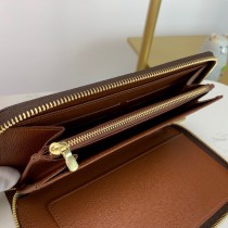 M60002-01  老花原版皮Monogram帆布錢夾