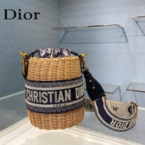 Dior迪奧原單 新款 Dior Wicker 水桶包