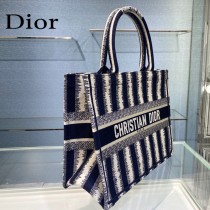 Dior迪奧-01  條紋Book Tote 小號手袋購物袋