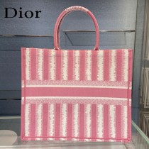 Dior迪奧-01 條紋Book Tote 手袋購物袋