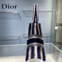 Dior迪奧-01  條紋Book Tote 小號手袋購物袋