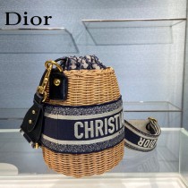 Dior迪奧原單 新款 Dior Wicker 水桶包