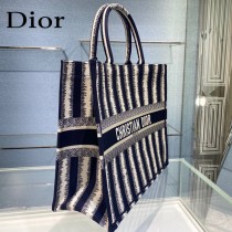 Dior迪奧-02 條紋Book Tote 手袋購物袋