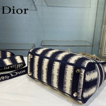 Dior-03  迪奧原單五格刺繡戴妃包  通體飾以本季標誌性的Tie