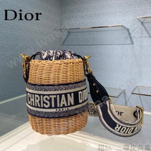 Dior迪奧原單 新款 Dior Wicker 水桶包