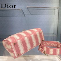 Dior-02  迪奧原單五格刺繡戴妃包  通體飾以本季標誌性的Tie