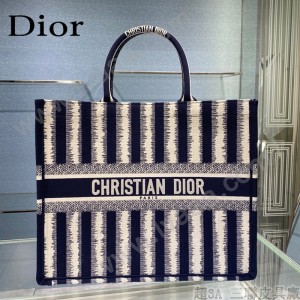 Dior迪奧-02 條紋Book Tote 手袋購物袋