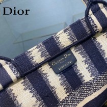 Dior迪奧-01  條紋Book Tote 小號手袋購物袋