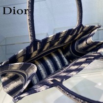 Dior迪奧-01  條紋Book Tote 小號手袋購物袋