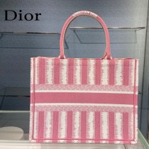 Dior迪奧-02  條紋Book Tote 小號手袋購物袋