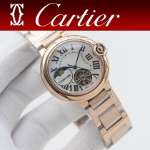 卡地亞 Cartier女款藍氣球飛輪系列鋼帶款