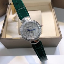 Bvlgari 寶格麗 鑲嵌奢侈T形鉆瑞士石英機芯女士手錶
