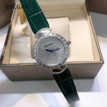 Bvlgari 寶格麗 鑲嵌奢侈T形鉆瑞士石英機芯女士手錶