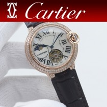 卡地亞 Cartier女款藍氣球飛輪系列雙排鉆