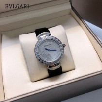 Bvlgari 寶格麗 鑲嵌奢侈T形鉆瑞士石英機芯女士手錶