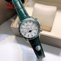 歐米茄超霸月相女士手錶 銀色