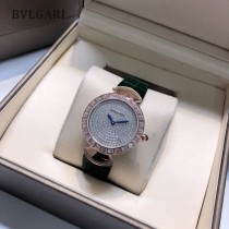 Bvlgari 寶格麗 鑲嵌奢侈T形鉆瑞士石英機芯女士手錶