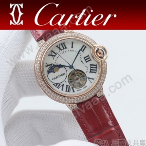 卡地亞 Cartier女款藍氣球飛輪系列雙排鉆