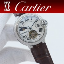 卡地亞 Cartier女款藍氣球飛輪系列雙排鉆