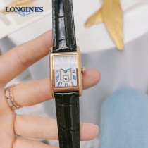 浪琴 Longines戴卓維納系列精致兩針半女士腕表